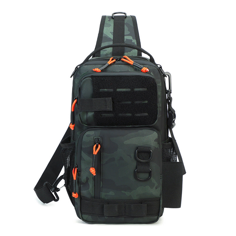 Women's & Men's Multifunctional Insertion Pole Lure Sport Climbing Riding Fishing Men's Shoulder Bag