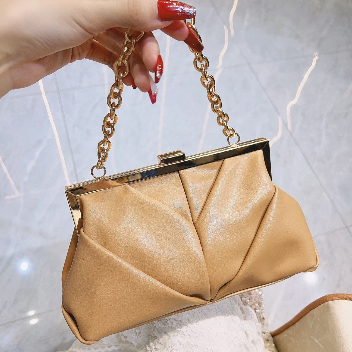 Chain Clutch Female Banquet Cheongsam Dress Dinner Bag