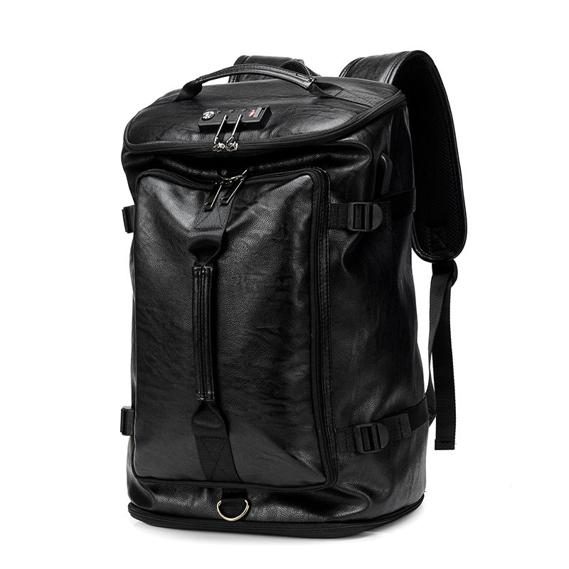 Men's Multifunctional College Style Retro Large Capacity Business Backpack