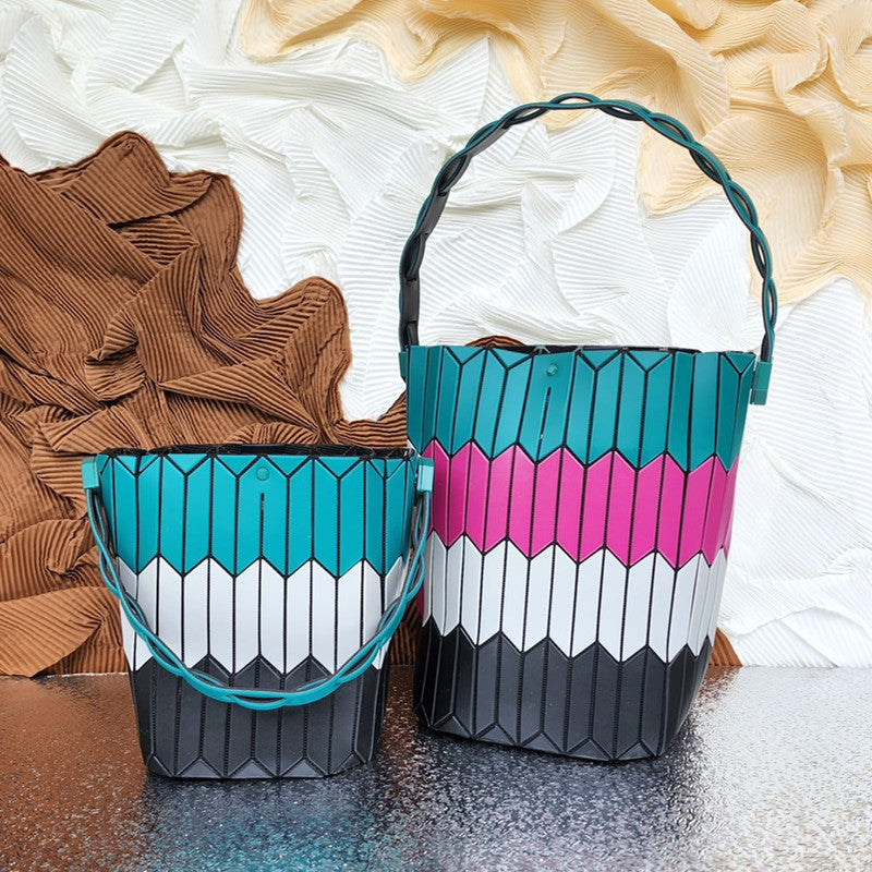 Women's Style Vegetable Basket Simple Stylish Rhombus Women's Handbag