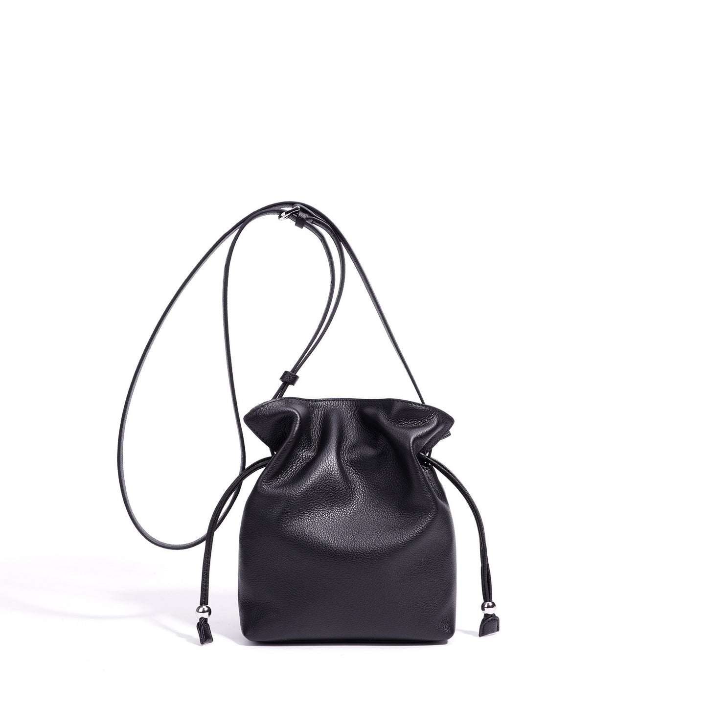 Early Spring Solid Color Genuine Geometric Exquisite Women's Leather Bag