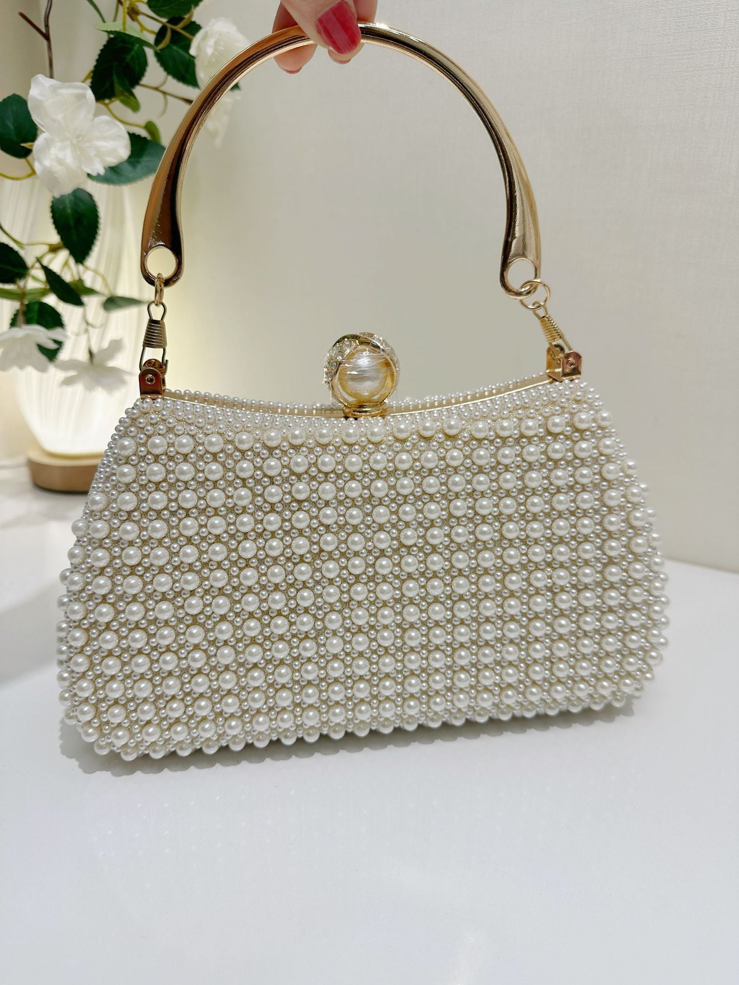 Comfortable Trendy Elegant Pearl Dress Party Bags