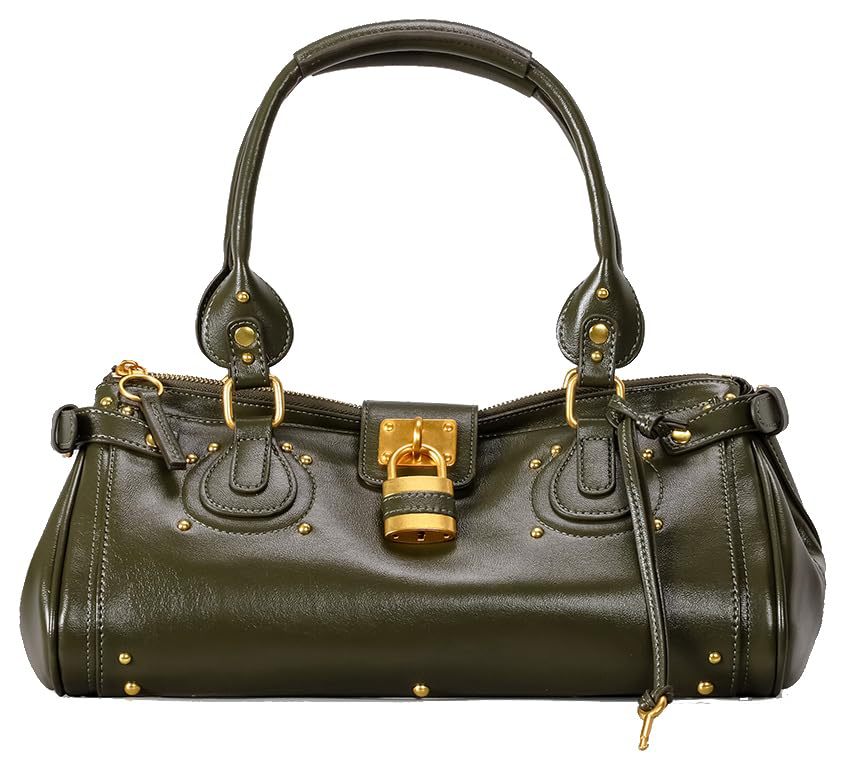 Women's Portable Underarm Retro Distressed Rivet Chloe Women's Messenger Bag