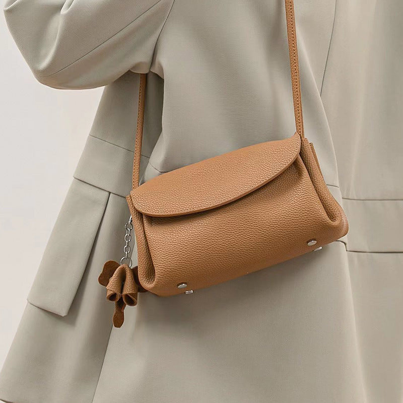 Women's Genuine Leather Mobile Storage First Layer Cowhide Niche Bags