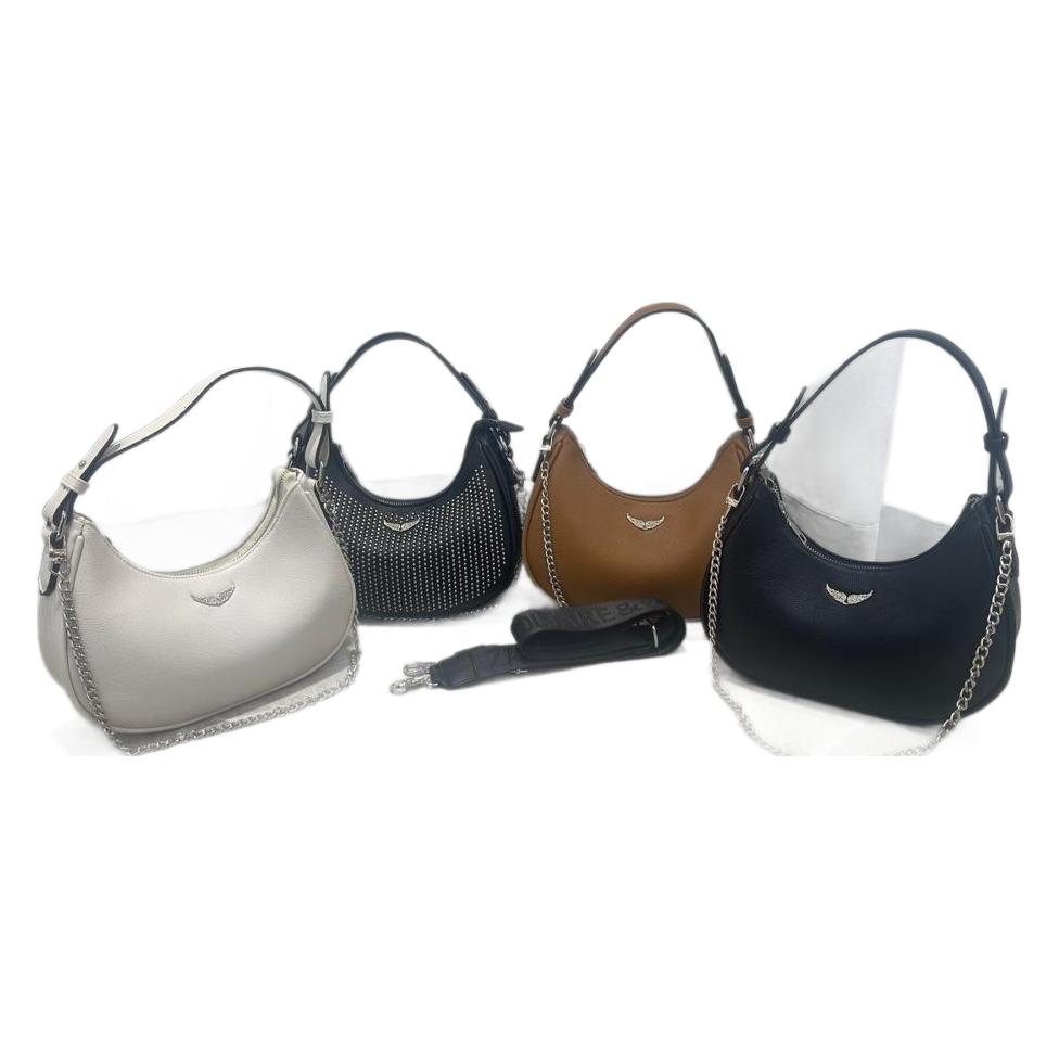 Women's Rhinestone Nail Single Lazy Selenodont Bags