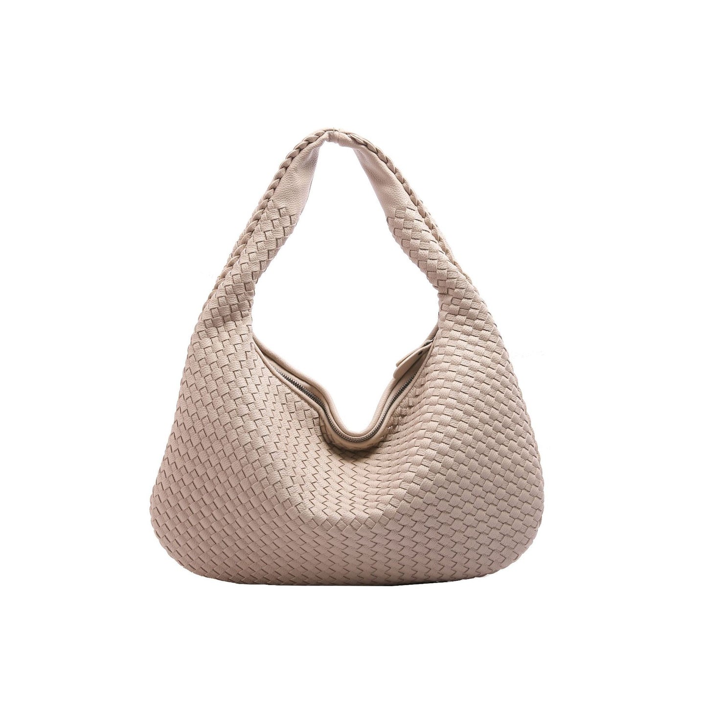 Women's French Style High Sense Woven Elegant Underarm Niche Texture Bags
