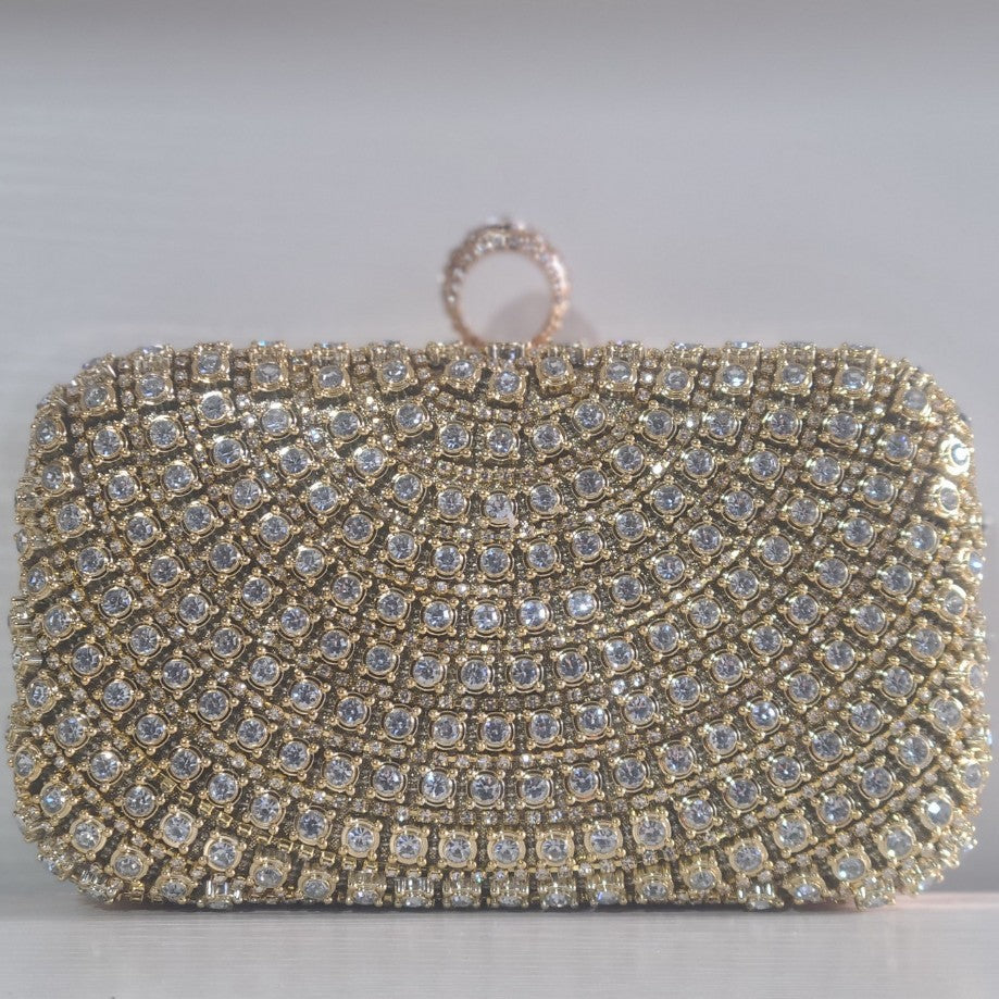 Street Trend Diamond Fashionable Elegant Clutch Dinner Bag