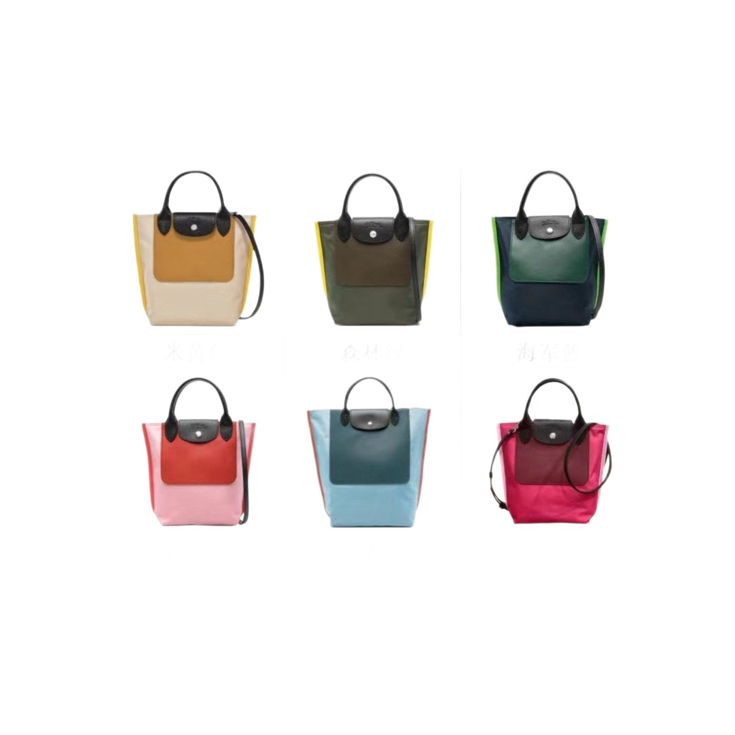 Women's Dragon Nylon Leather Patchwork Portable Dumpling Women's Handbag