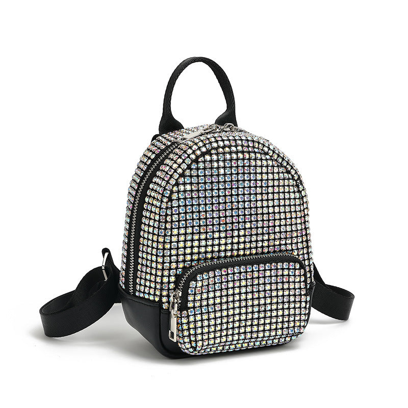 Rhinestone Cute Large Capacity Portable Fashion Trendy Leisure Backpack