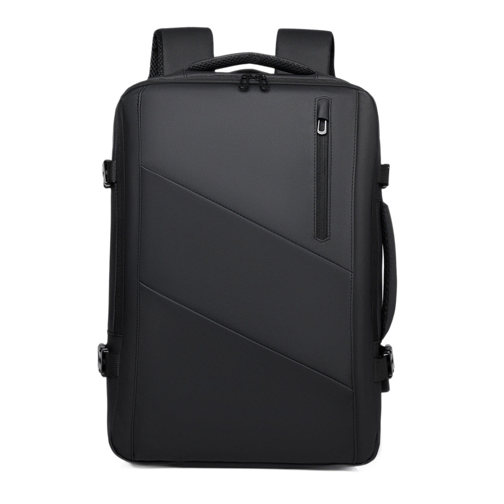 Men's Large Capacity Waterproof Scalable Computer Business Backpack