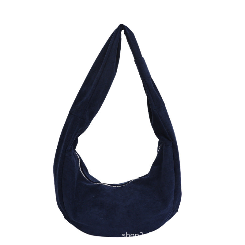 Korean Style Autumn Lightweight Dumpling Large Women's Messenger Bag