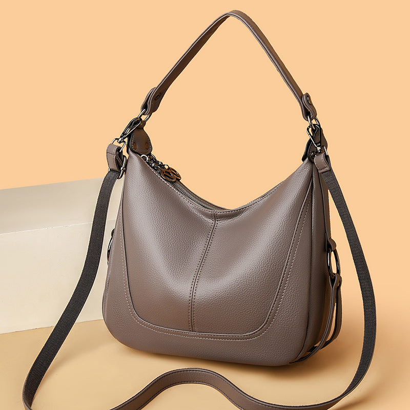 Women's High-grade Large Capacity Soft Leather Bags