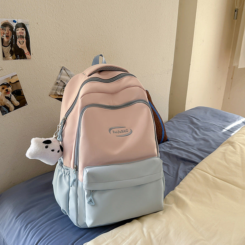 Women's & Men's Korean Preppy Style Large Capacity Portable Burden Backpacks