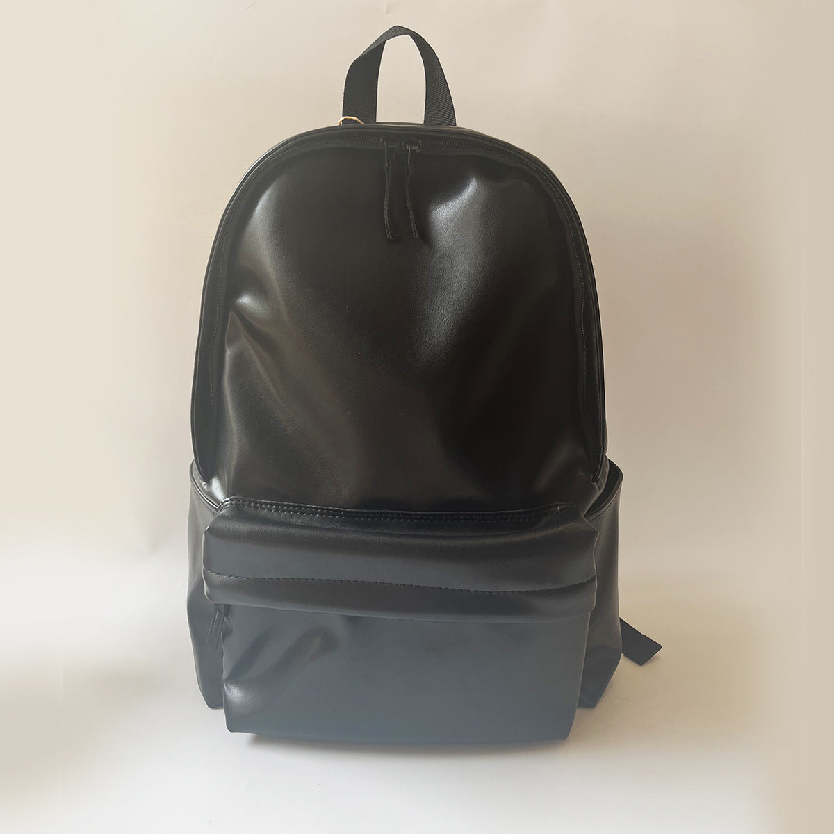 Men's Style Solid Color Simple Schoolgirl Large Printing Backpacks
