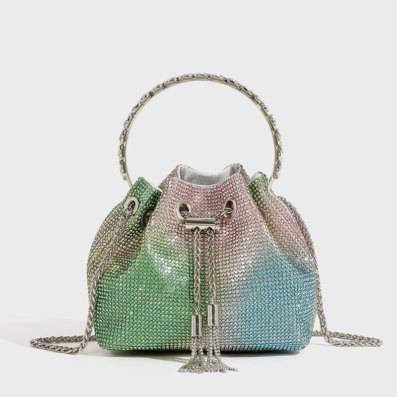 Women's Rhinestone Premium Dinner Acrylic Fashion Diamond Shoulder Bags