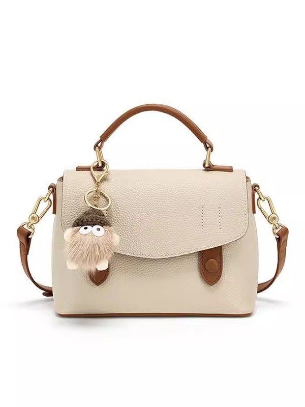 Women's Fashion Simple Trendy Contrast Color Small Square Bags