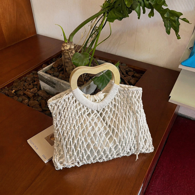Minority Straw Hollow Woven Summer Vacation Handbags