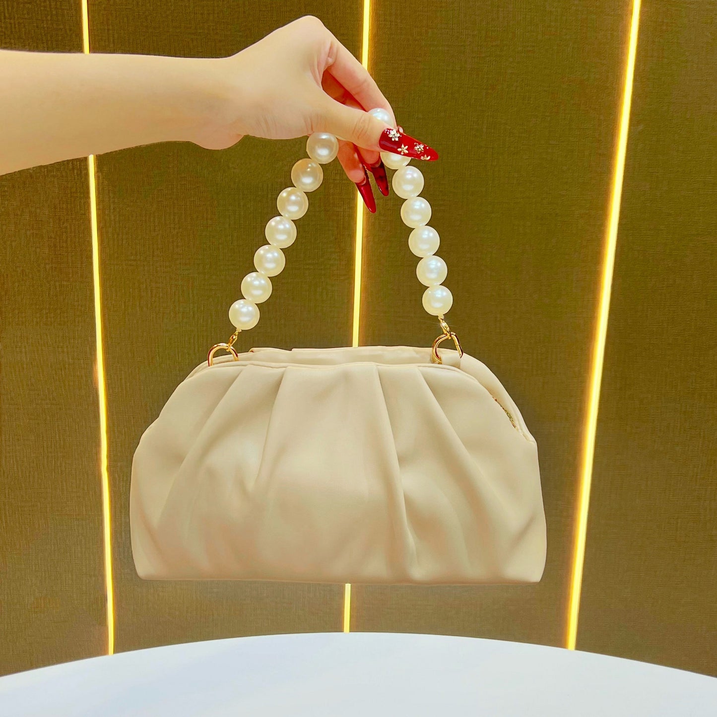 Women's High-grade Fashion Niche With Cheongsam Clutch Solid Handbags