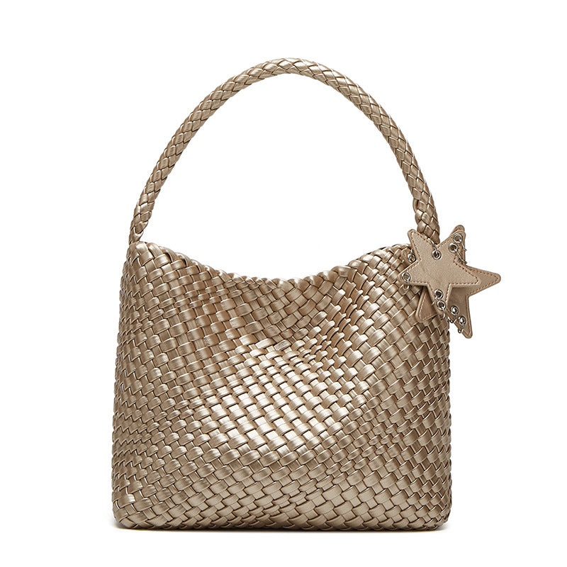 Women's Hand-woven Underarm High-grade Sensitive Hand-held Fashion Bags