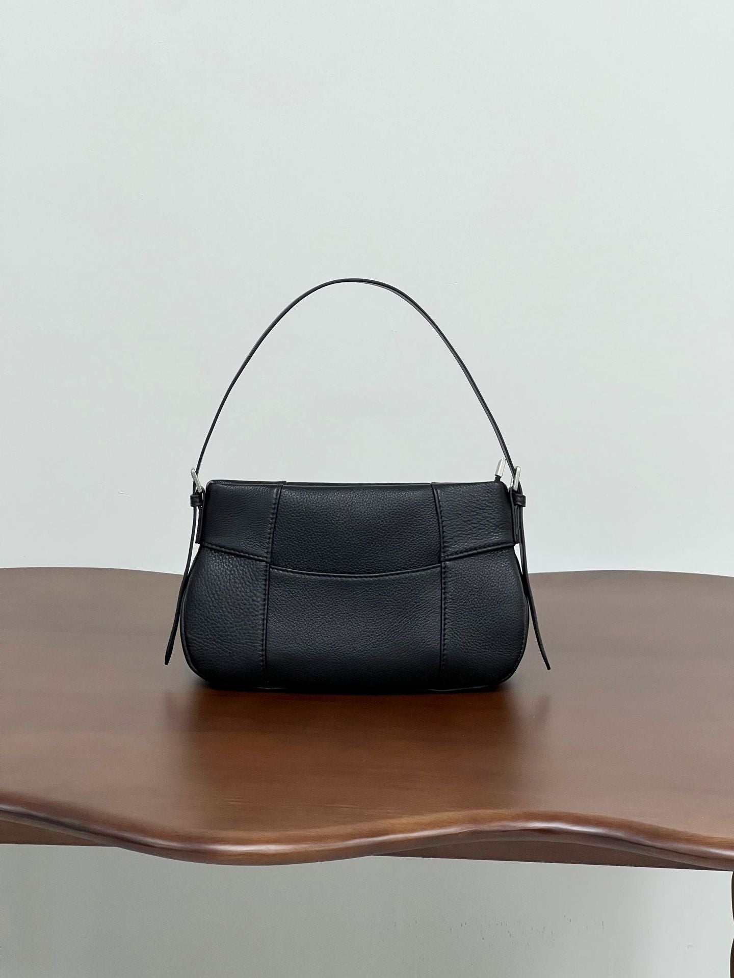 First Layer Cowhide Soft Underarm Fashion Small Square Bag