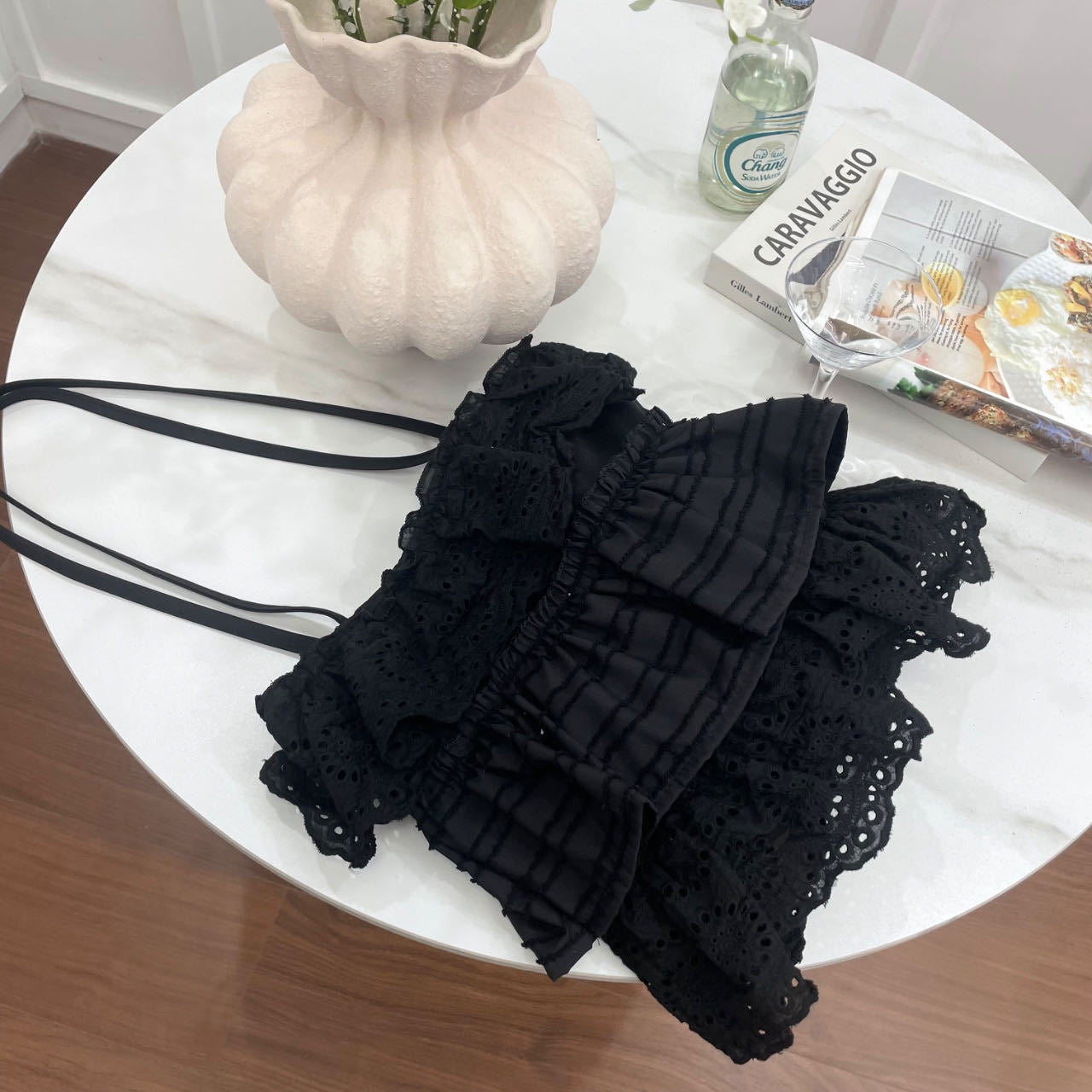 Ruffles Lotus Leaf Skirt Style Layered Women's Shoulder Bag