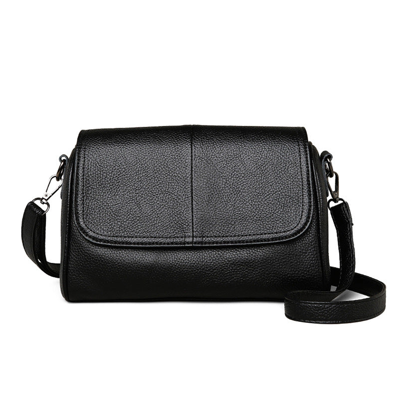 Women's First Layer Cowhide Pillow Large Capacity Women's Messenger Bag