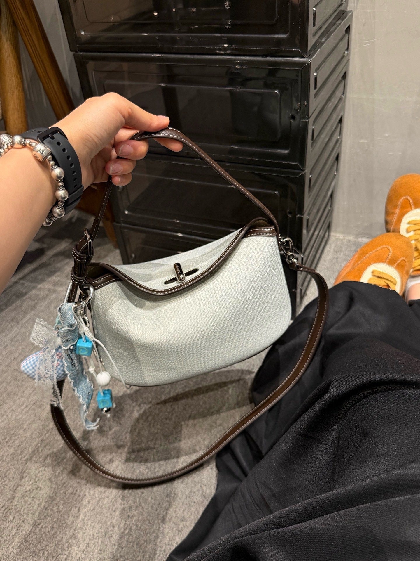 Women's Denim Lunch Box Dumpling Versatile Commuter Bags