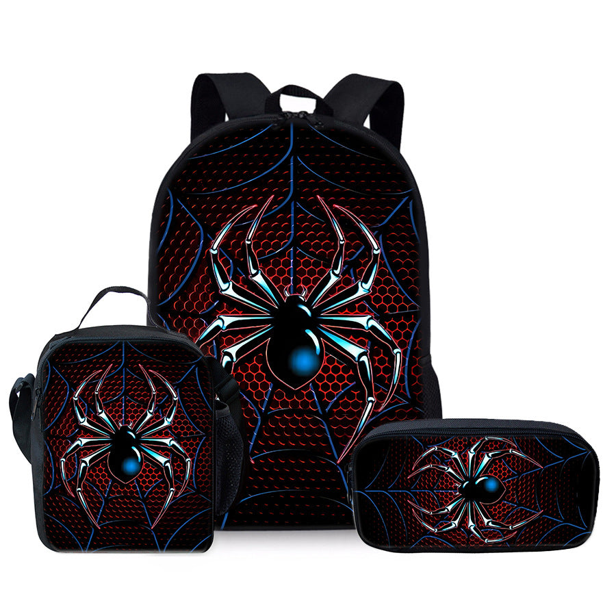 Children's Spider Large Capacity Lightweight Fashion Lunch Leisure Backpack