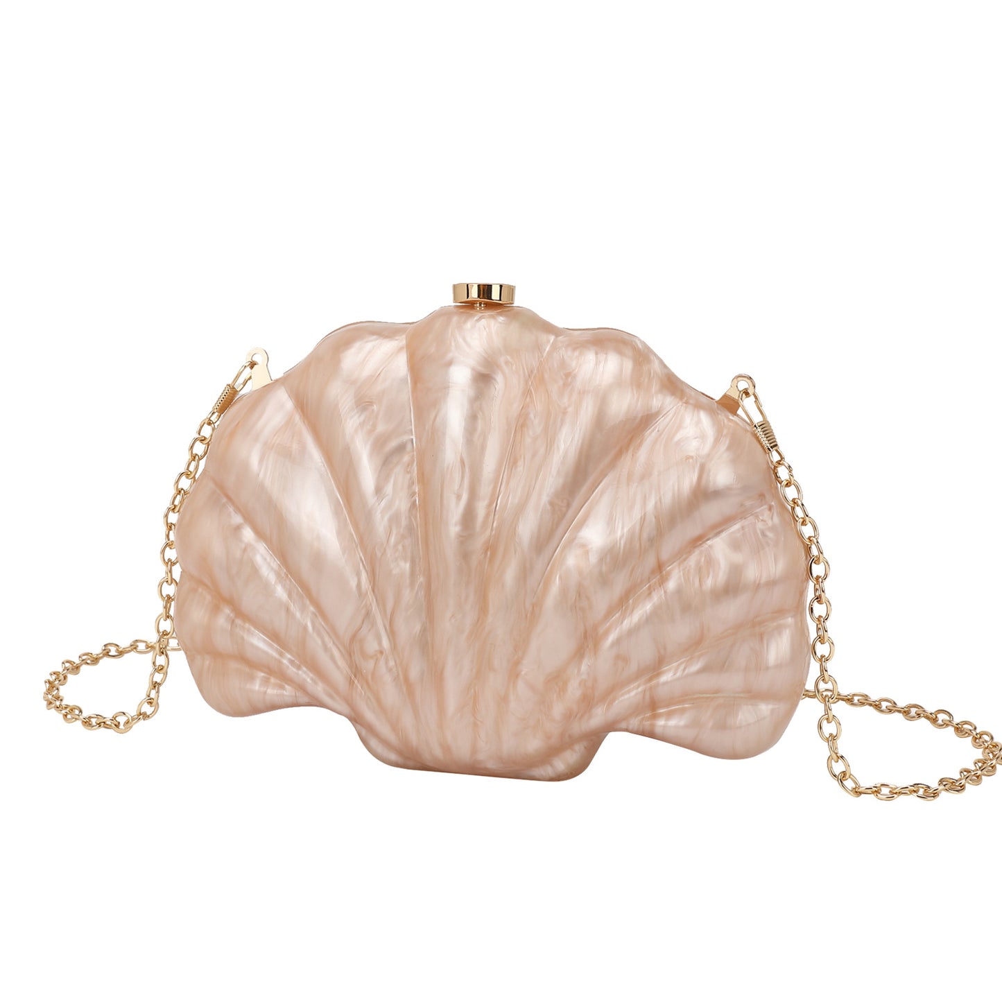 Women's Shell Natural Personality Dinner Chain For Bags