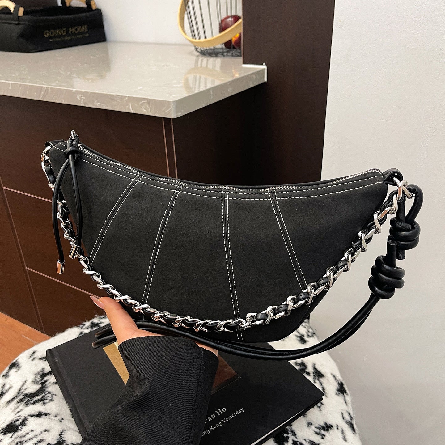 Women's Niche Denim Summer Fashion Underarm Popular Women's Shoulder Bag
