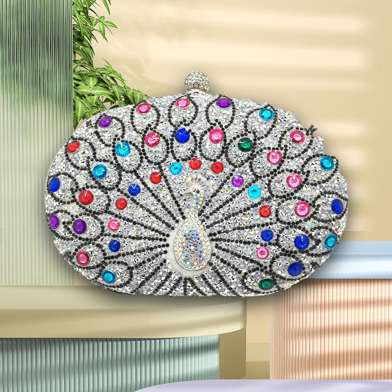 Women's Diamond Hand Holding Noble Temperament Wedding Handbags
