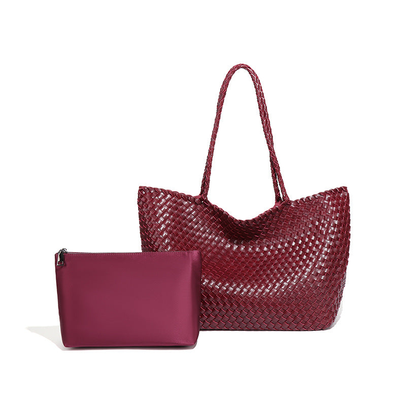 Women's Summer Large Capacity Hand-woven Portable Fashion Women's Shoulder Bag
