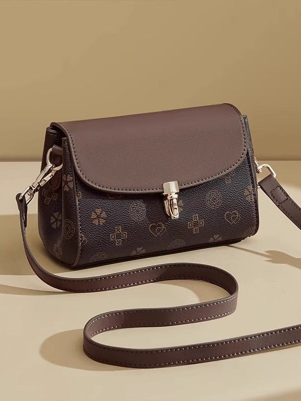 Women's Versatile High Quality Single Vintage Printing Female Women's Shoulder Bag