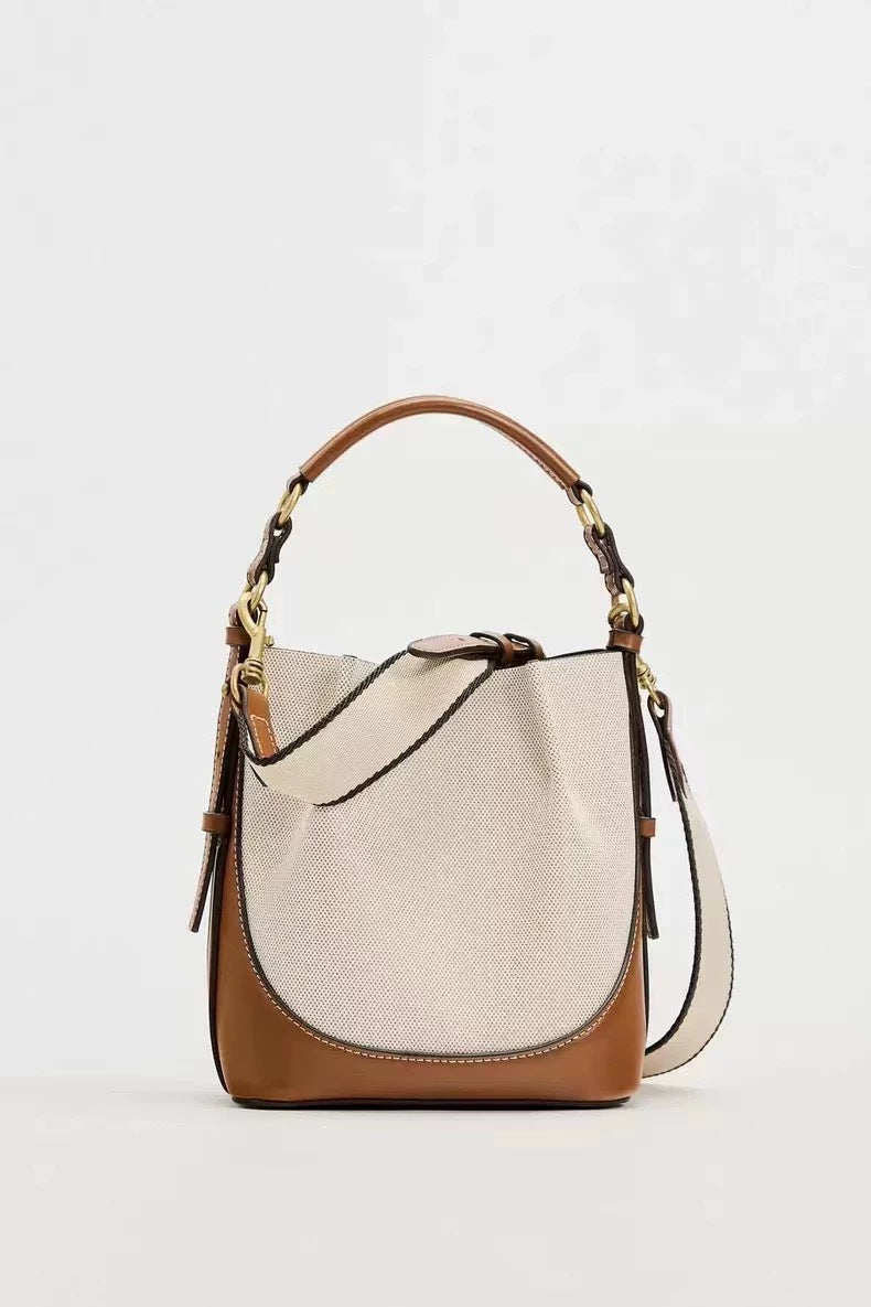Women's Z Niche Design Fashion Drawstring Canvas Women's Messenger Bag