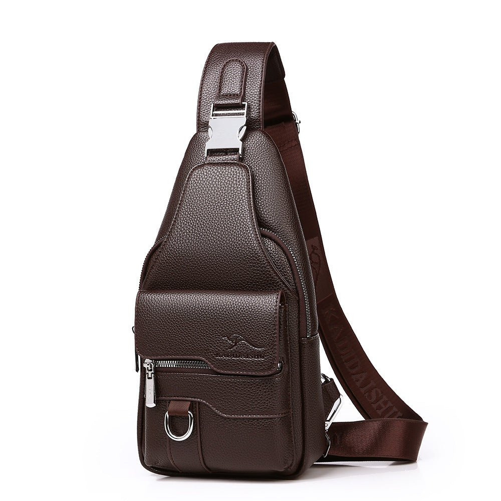 Casual Fashion Men's Kangaroo Stylish Retro Men's Chest Bags