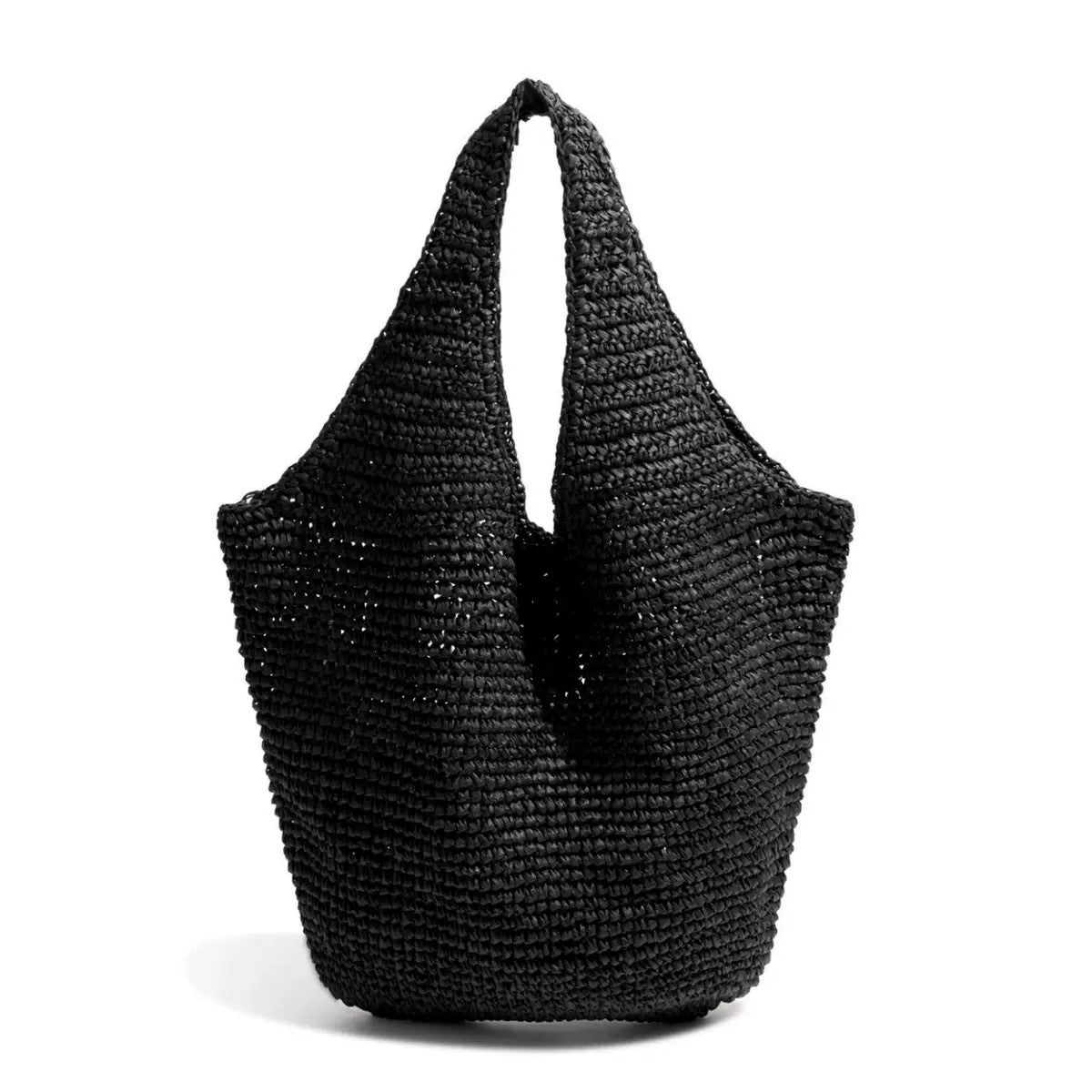Women's High Sense Straw Simple Handmade Woven Large Bags