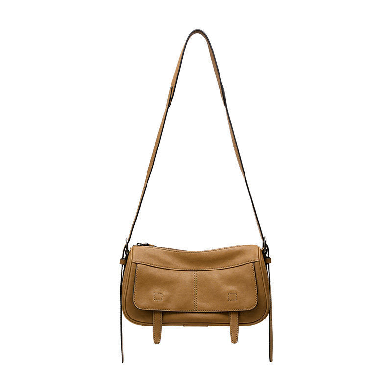 Unique Trendy Women's Leisure Commute Genuine Women's Leather Bag