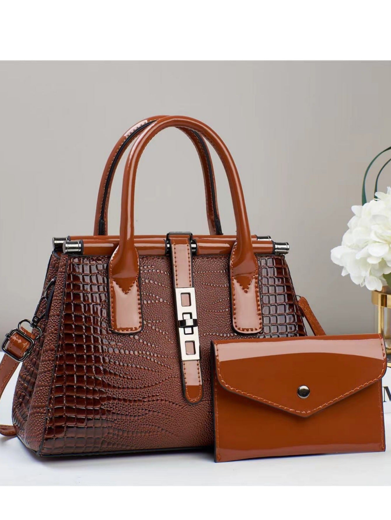 Women's Texture Large Capacity Simple Western Style Women's Handbag