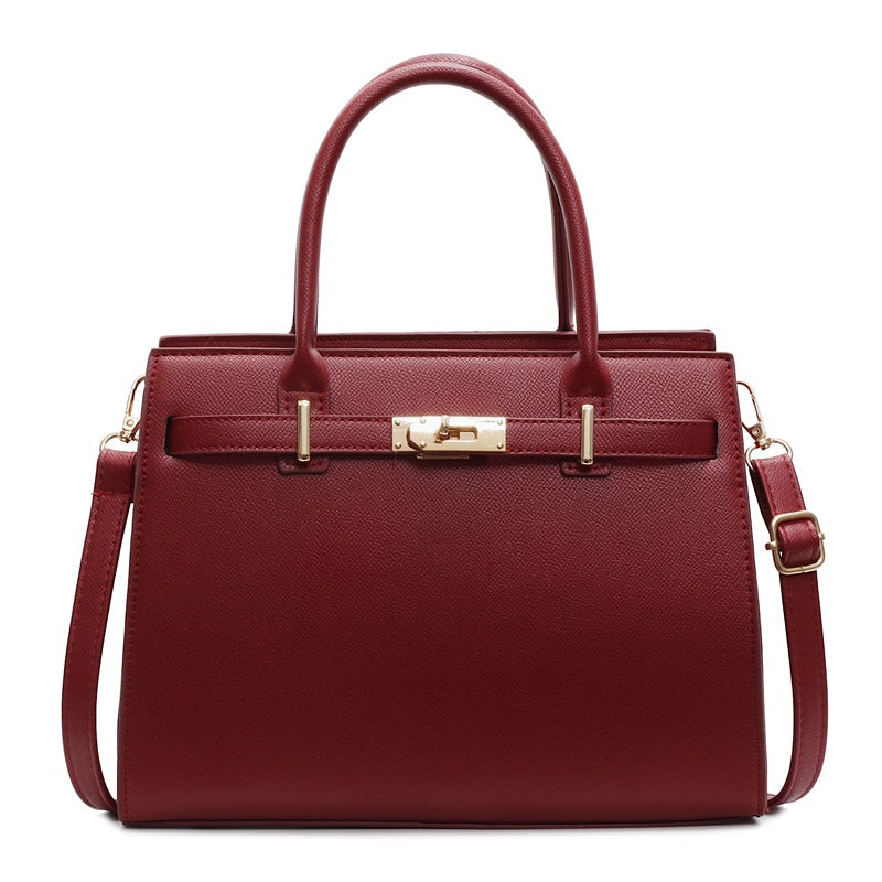 Women's Large Capacity Totes Light Luxury Simple Textured Temperamental Women's Shoulder Bag