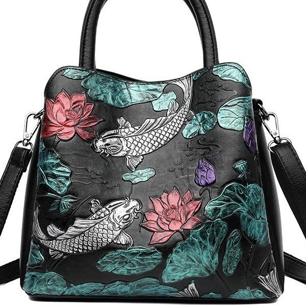 Women's Mother Rich Advanced Texture Ethnic Elegant Women's Messenger Bag