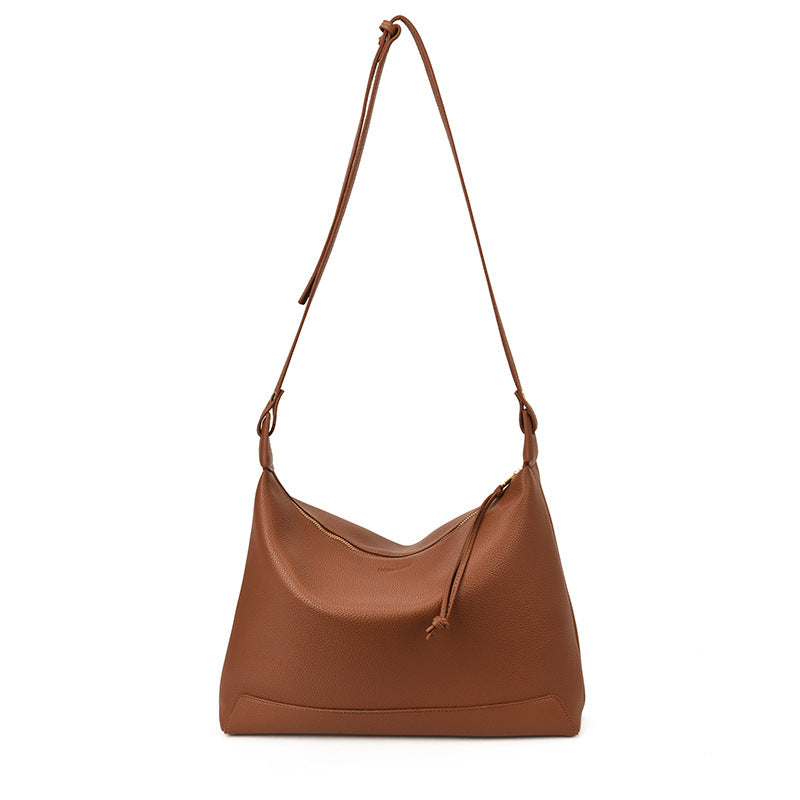 Women's Family Solid Color Underarm Dumpling Fashion Tote Bag