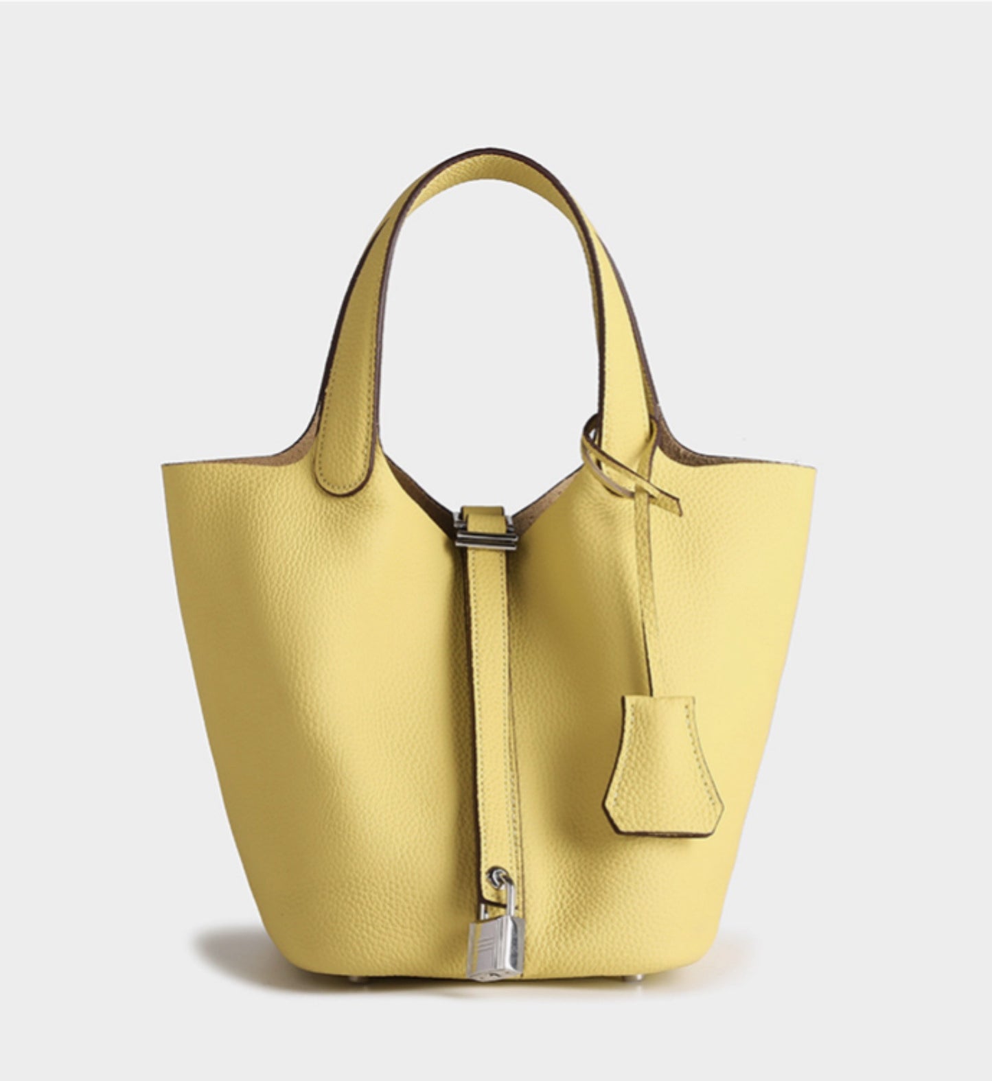 Women's Version First Layer Cowhide Vegetable Basket Lychee Bags