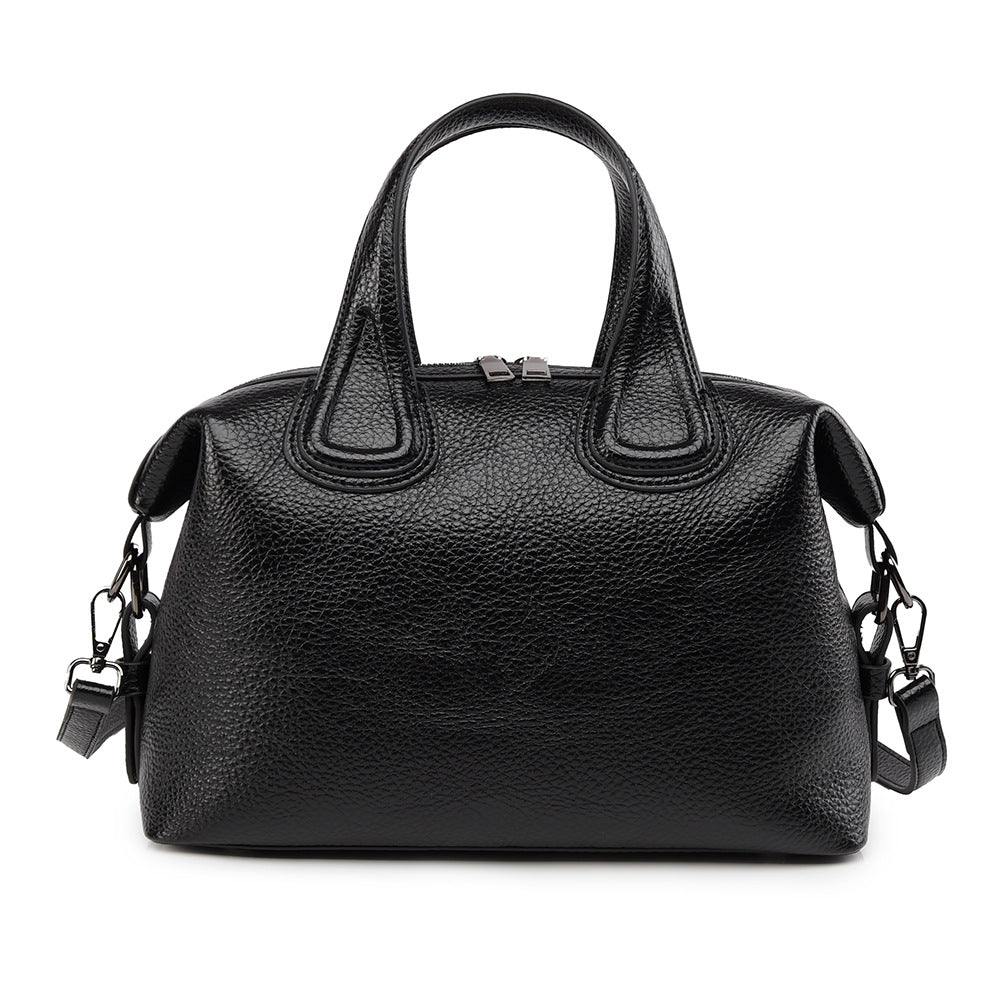 Women's Fashion Boston Simple Large Capacity Plaid Women's Handbag