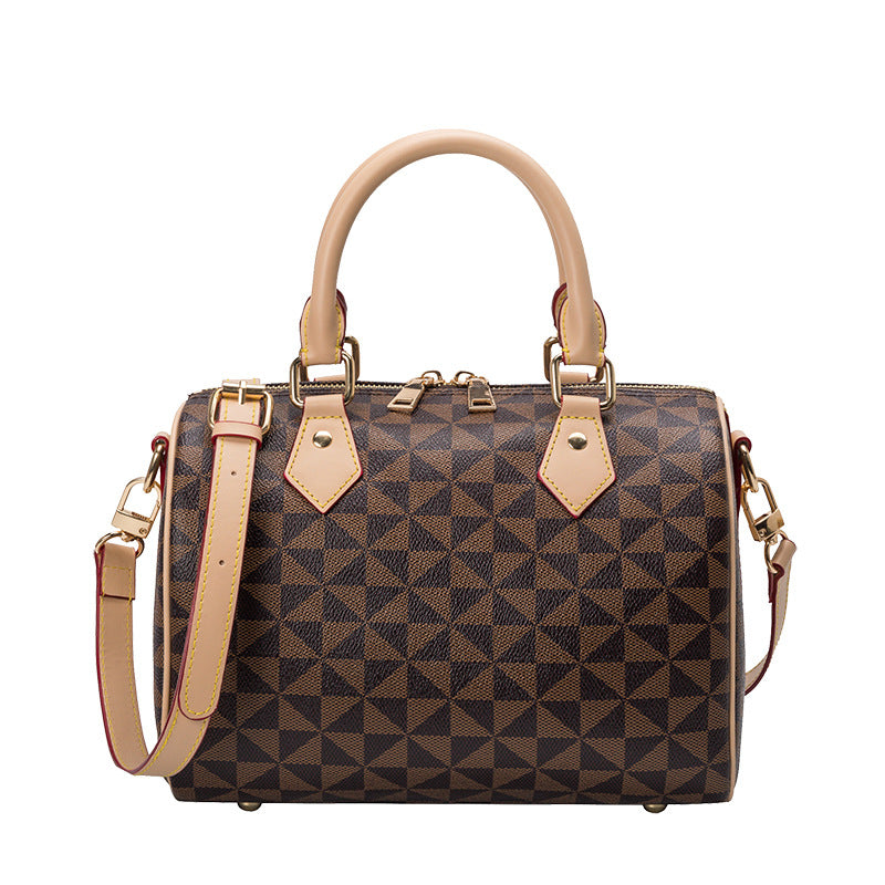 Women's Boston Pillow Trendy Fashion Windmill Pattern Women's Handbag