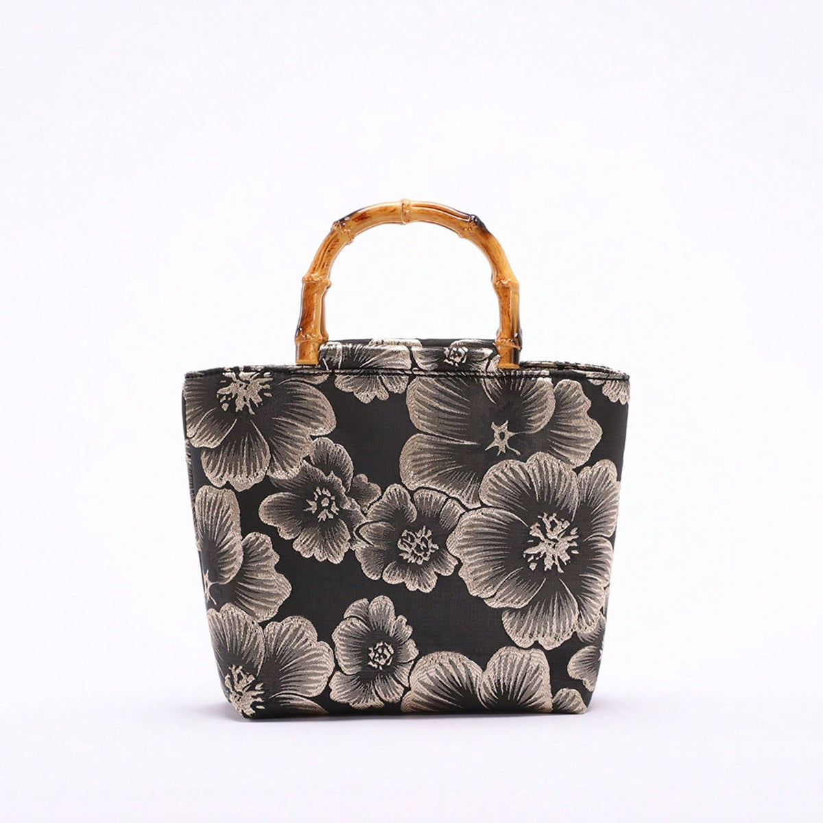 Chinese Style Fashion Artistic Lady's Flower Large Women's Handbag