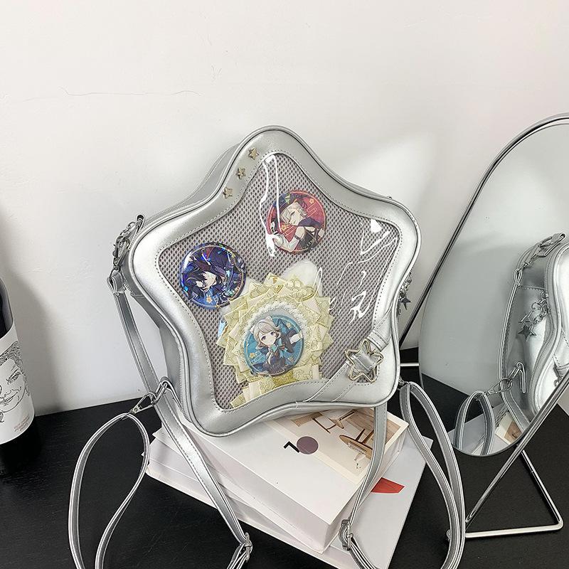 Cute Mini Two-dimensional Bar Cartoon Sweet Women's Messenger Bag