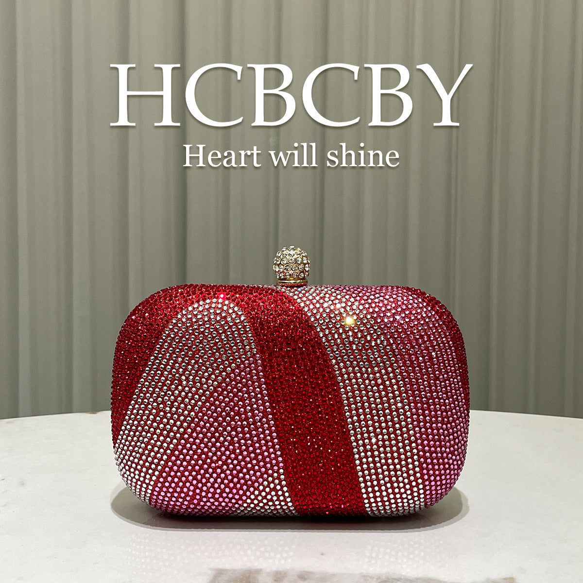 Women's Gorgeous Shiny Rhinestone Fashion Temperament Elegant Dinner Bag