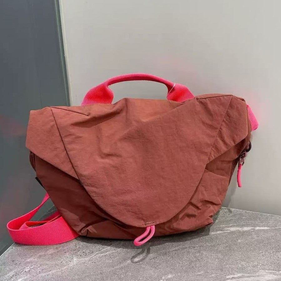 Women's Magnetic Fitness Cycling Nylon Dumpling Women's Messenger Bag