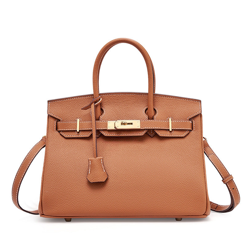 Women's Fashionable Korean Style Genuine Leather Simple Women's Messenger Bag