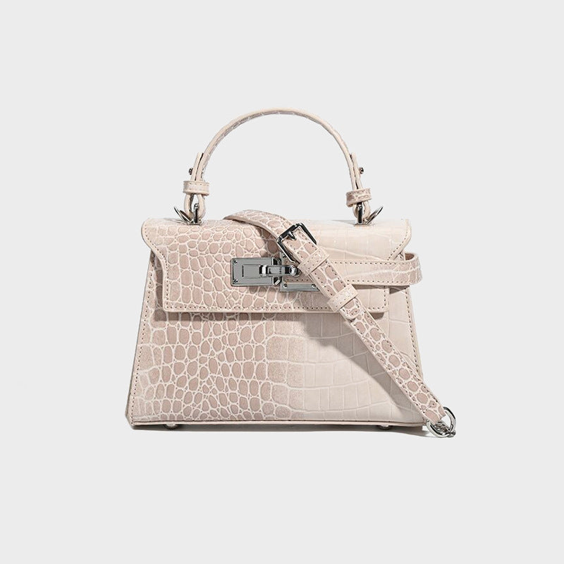 Women's Niche High-grade Crocodile Pattern Kelly Fashion Bags